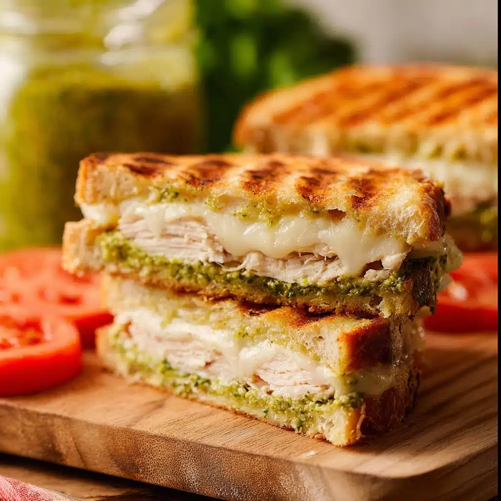 Easy Turkey Basil Pesto Panini Recipe - Recipe Image