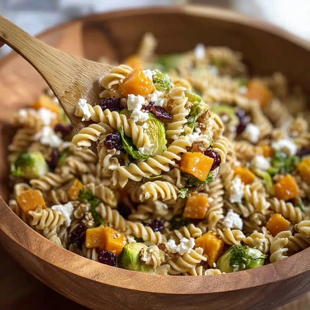 Fall Pasta Salad with Butternut Squash and Brussels Recipe - Recipe Image
