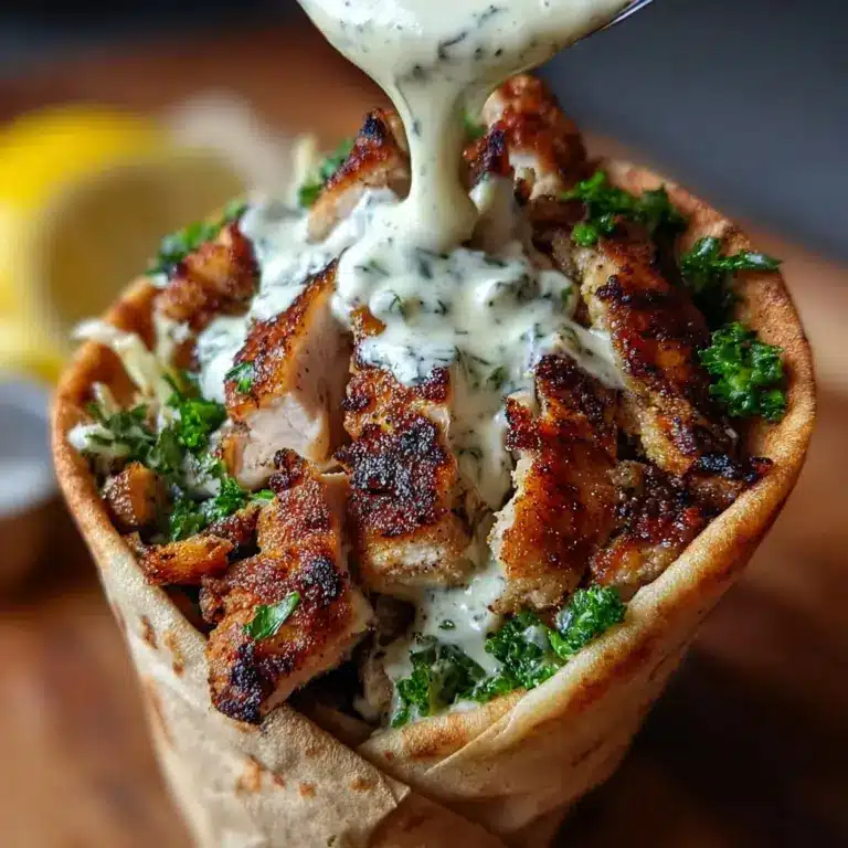 Chicken Shawarma with Garlic Sauce Recipe