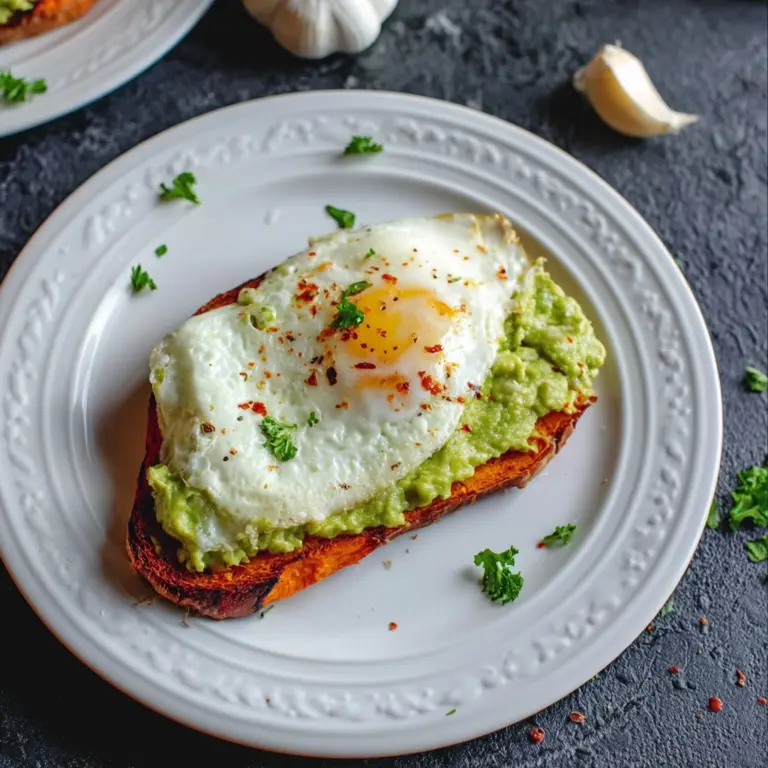 Sweet Potato Toast Recipe - Topped with Avocado and Eggs Recipe