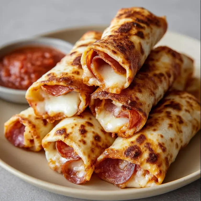 11 Minute Cheesy Pepperoni Pizza Roll Ups You’ll Crave Recipe