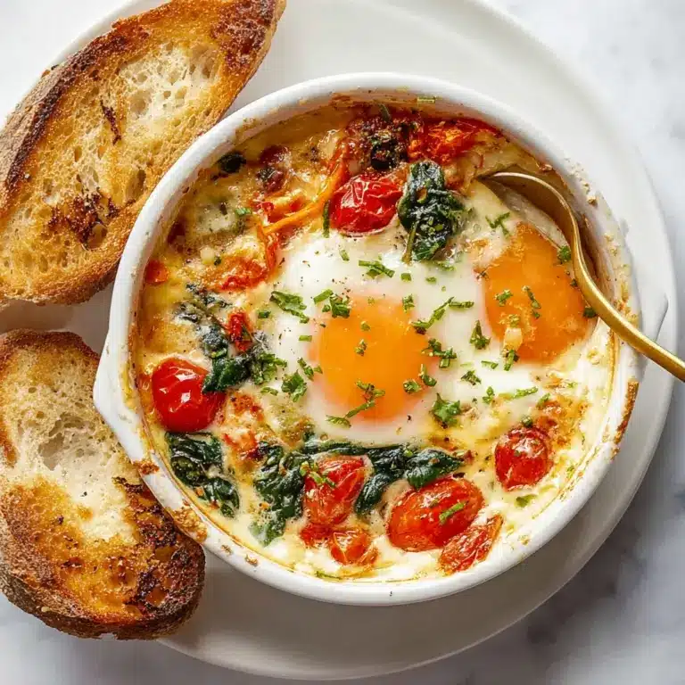 Baked Feta Eggs Recipe