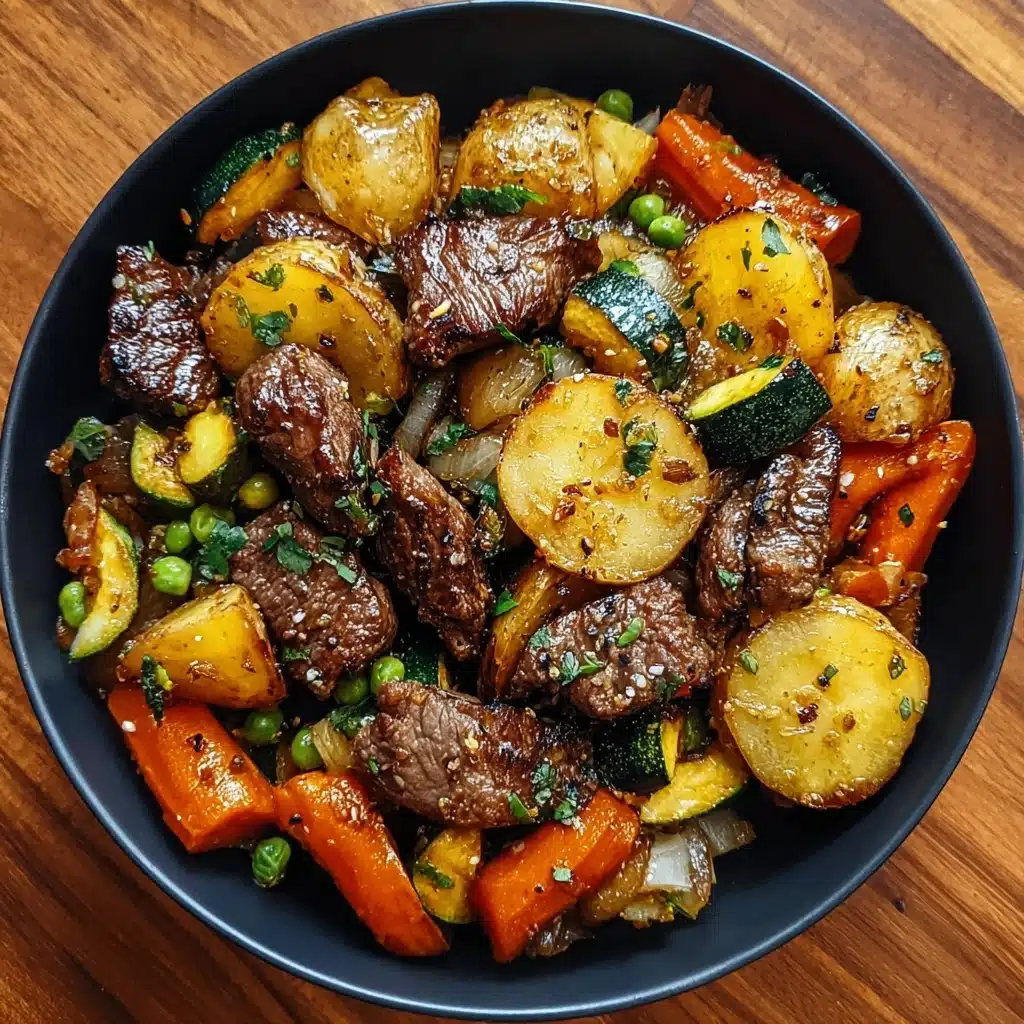 Easy Blackstone Cowboy Stir Fry Dinner Recipe - Recipe Image