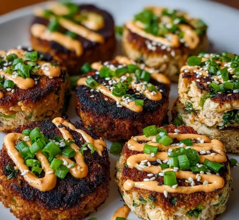 Asian Tuna Cakes with Spicy Mayo Recipe