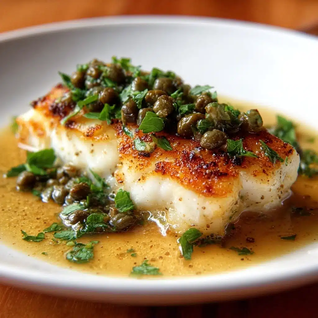 The Best Cod Piccata (Really Easy Cod Recipe!) Recipe - Recipe Image