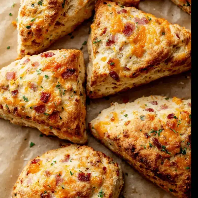 Savory Ham & Cheese Scones Recipe