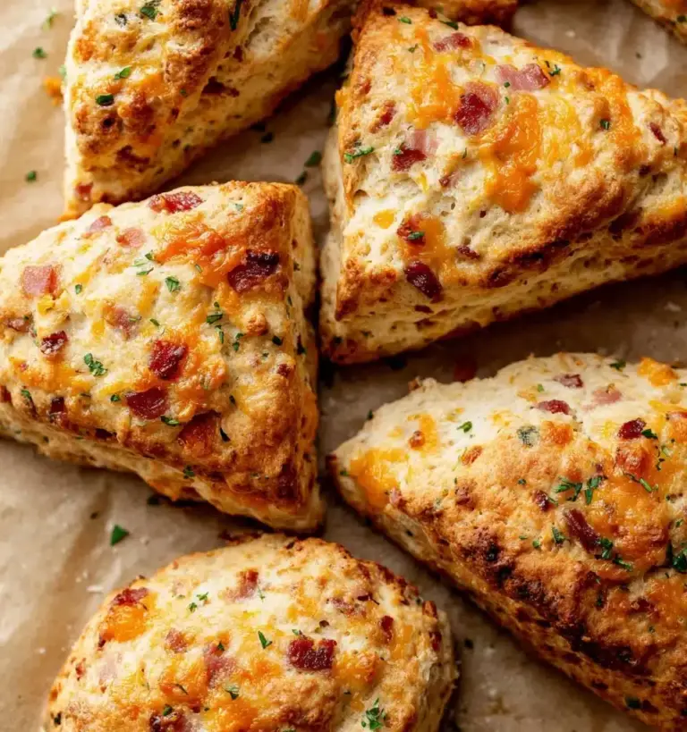 Savory Ham & Cheese Scones Recipe