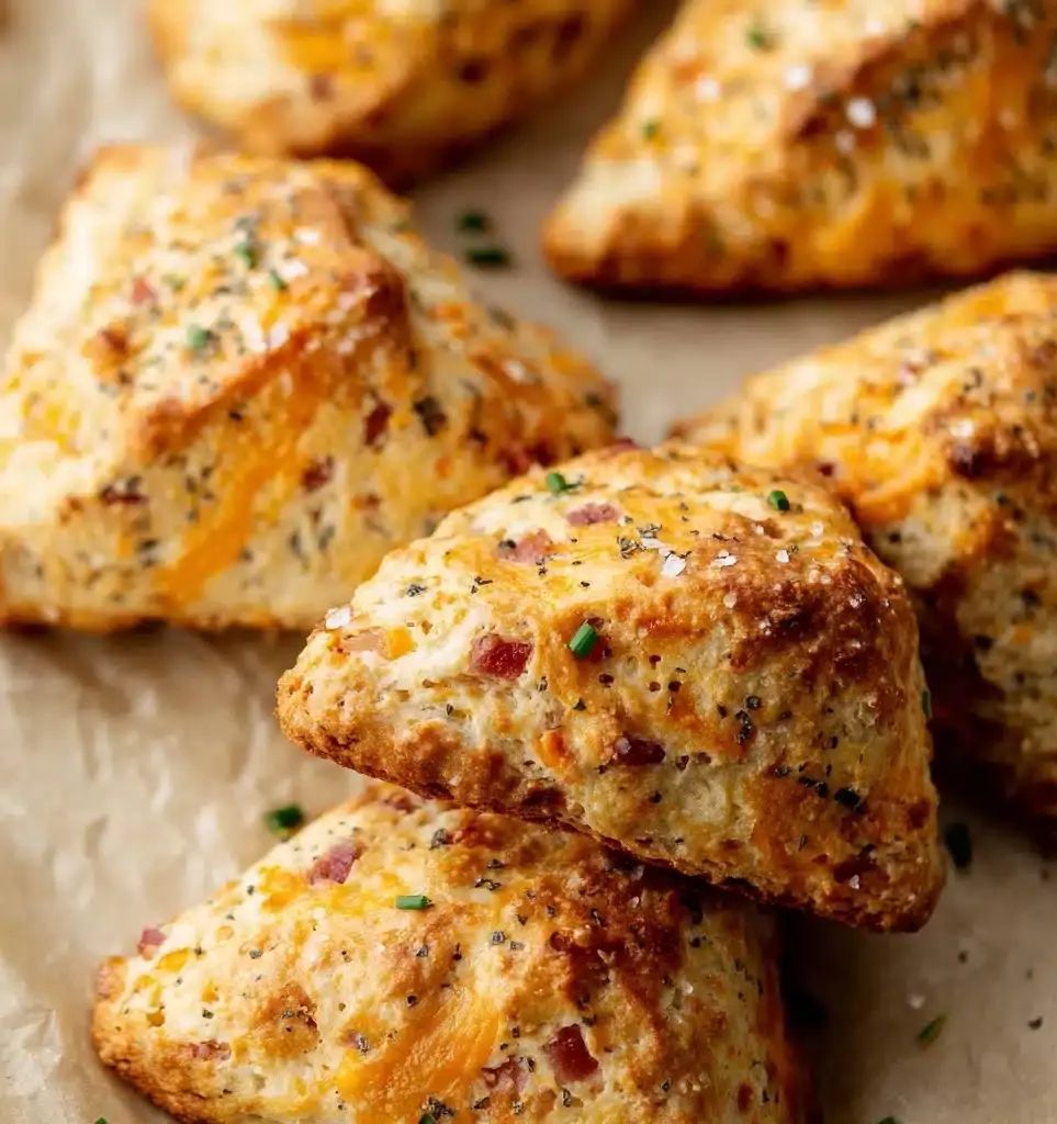 Savory Ham & Cheese Scones Recipe