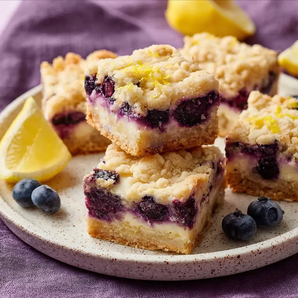 Blueberry Lemon Pie Bars Recipe - Recipe Image