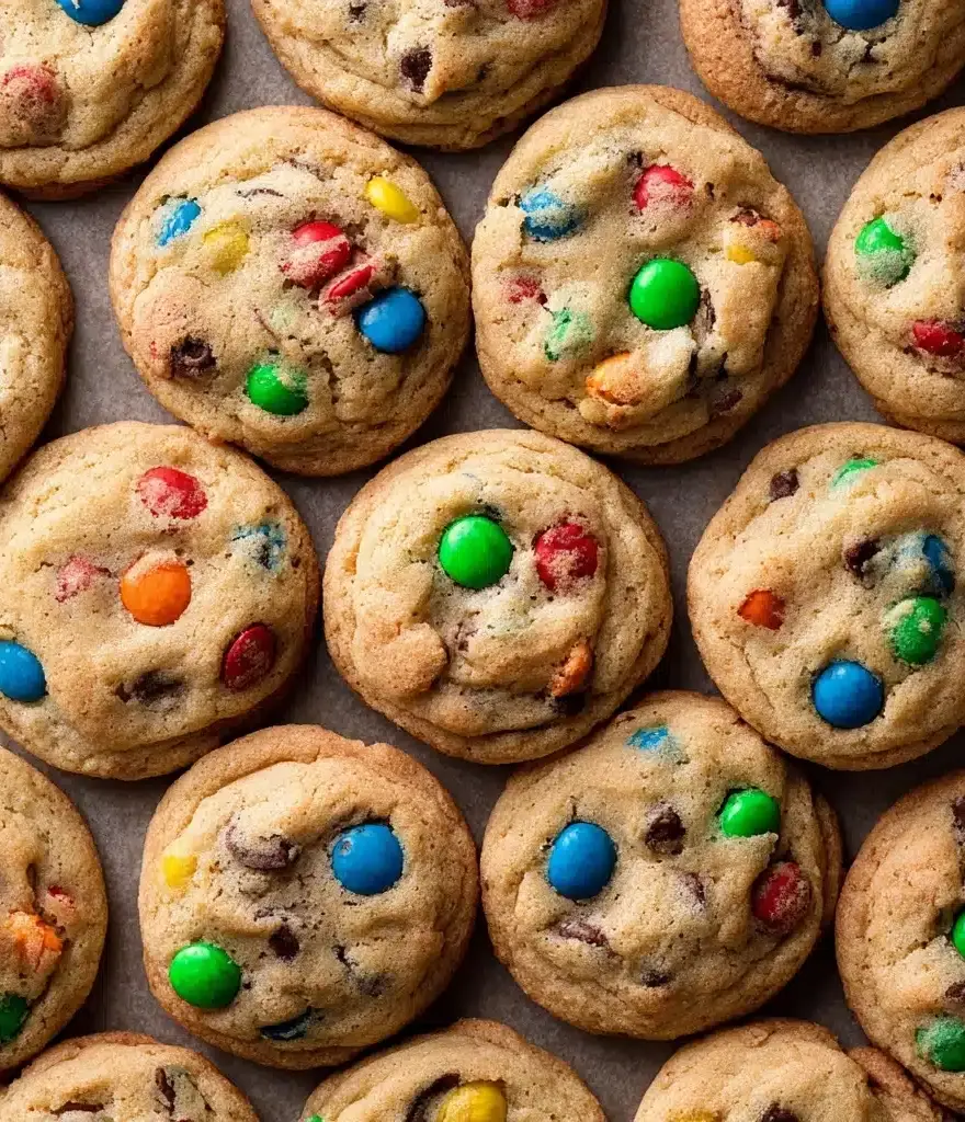 Peanut Butter M&M Cookies Recipe