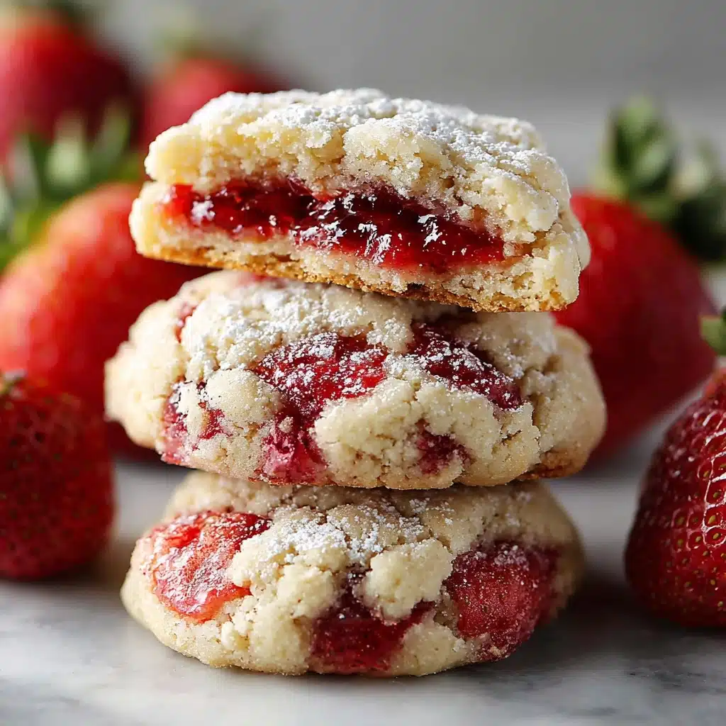 Soft Strawberry Shortcake Cookies Recipe - Recipe Image