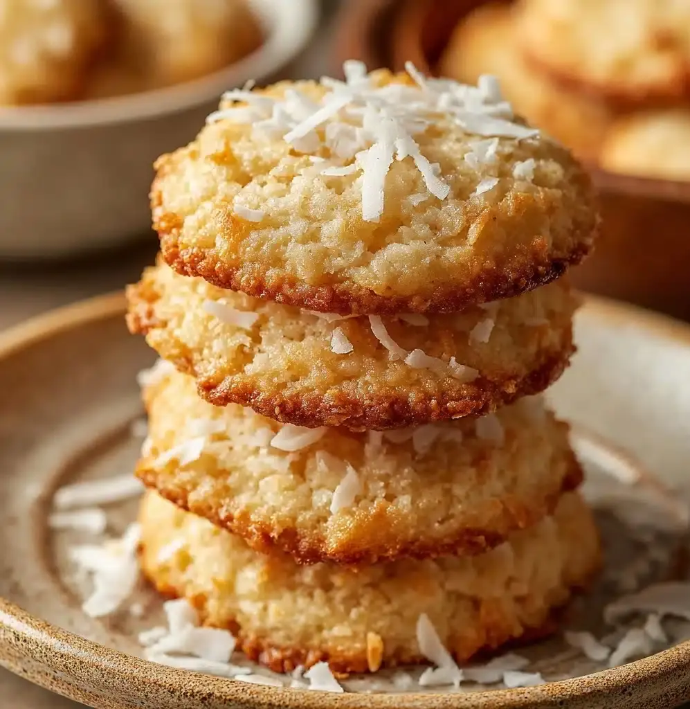 Chewy Coconut Cookies Recipe