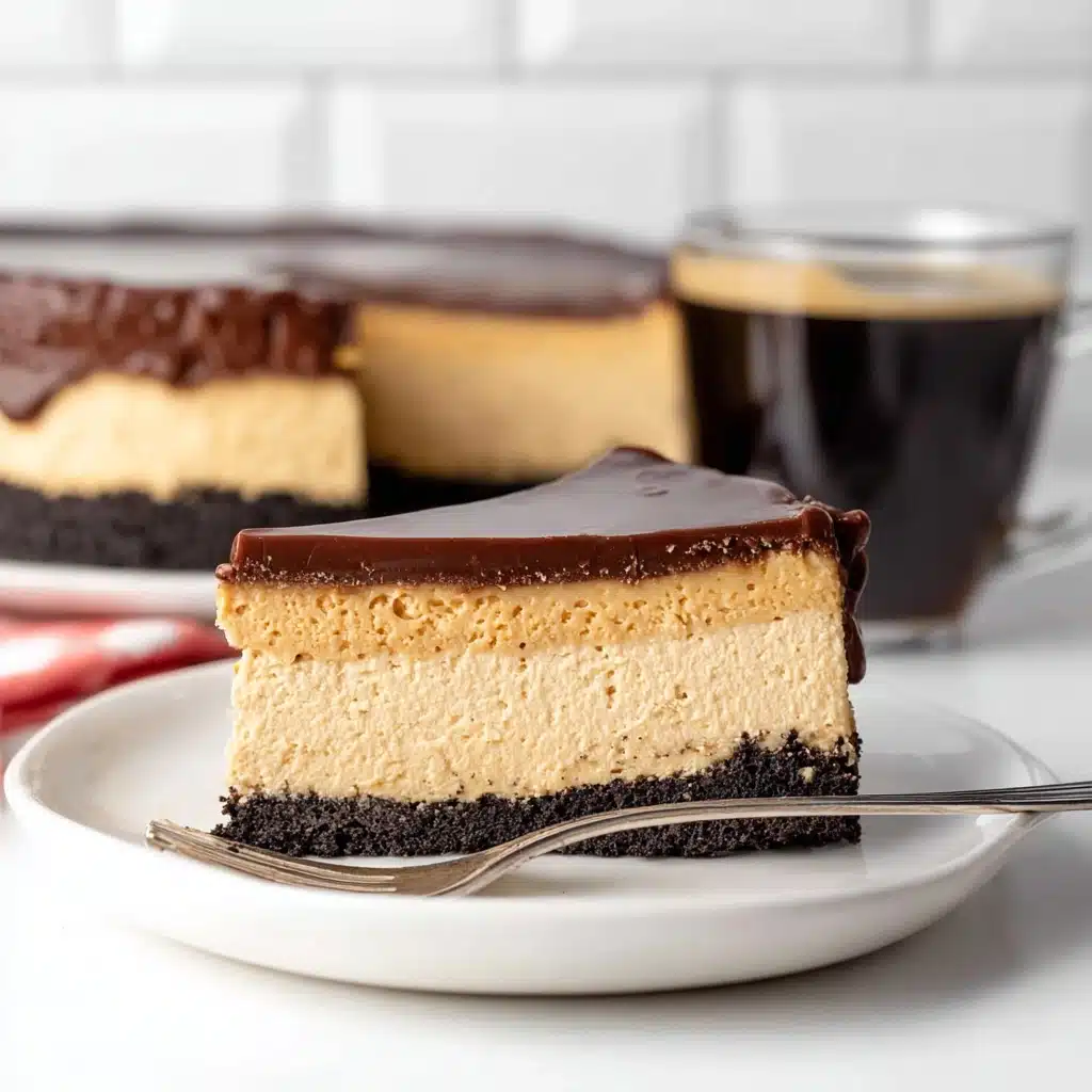 Kahlua Cheesecake – with an Oreo Crust Recipe - Recipe Image