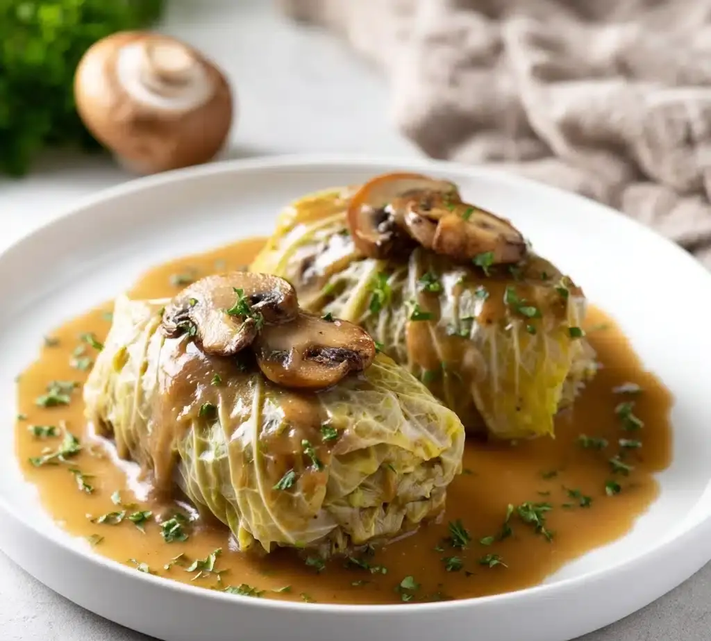 Gołąbki with Mushroom Sauce Recipe
