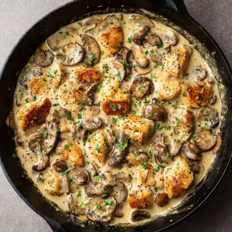 Creamy Baked Chicken Stroganoff Recipe