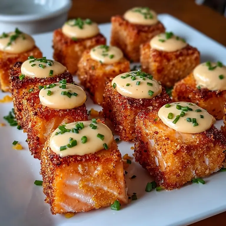 Crispy Bang Bang Salmon Bites Recipe