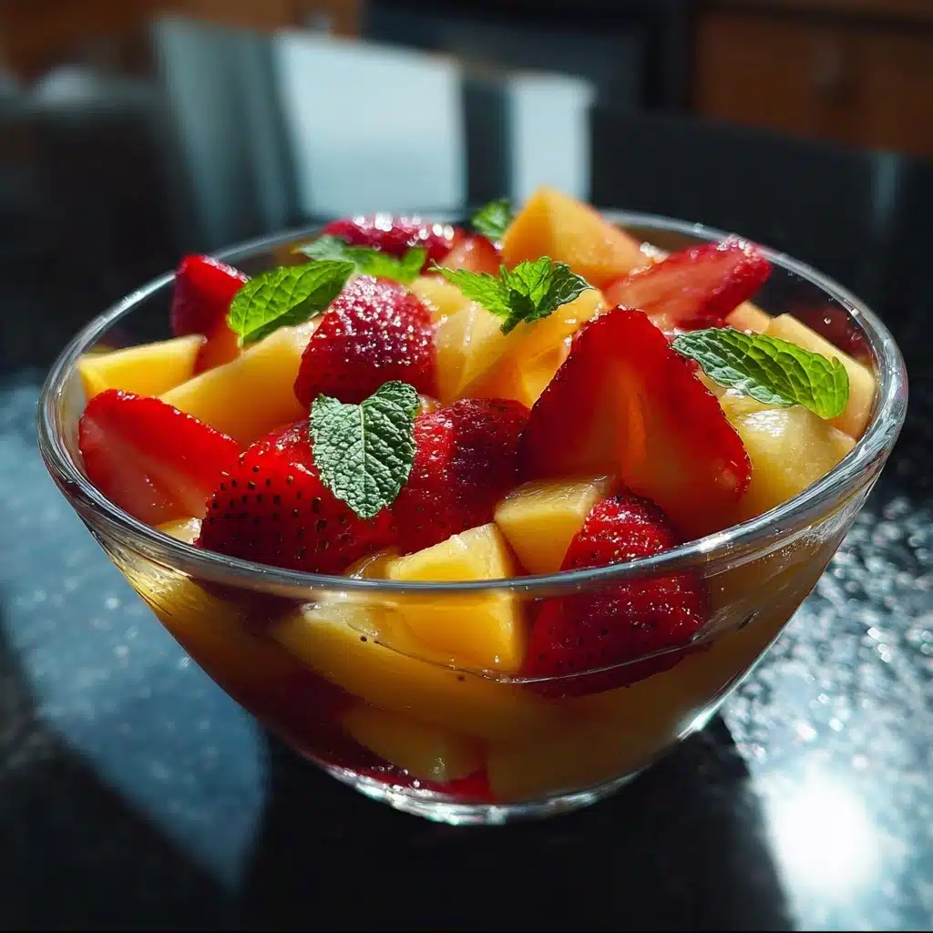 Summer Peach Fruit Salad: Refreshing Recipe for Hot Days Recipe - Recipe Image