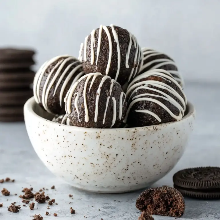 Tasty Oreo Protein Balls Recipe