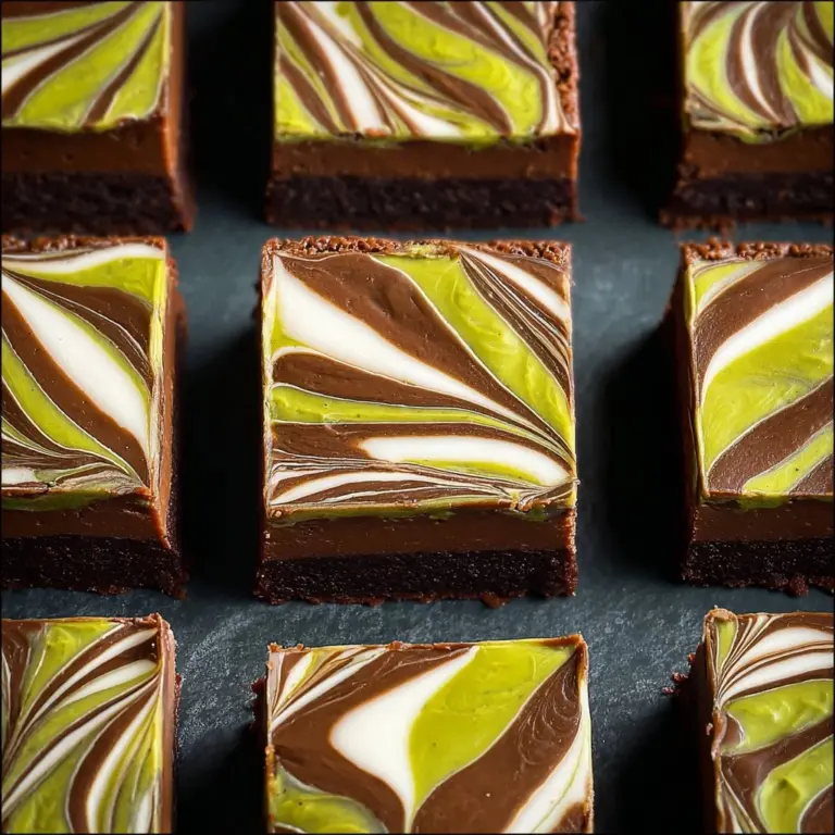 Pistachio Chocolate Brownies Recipe