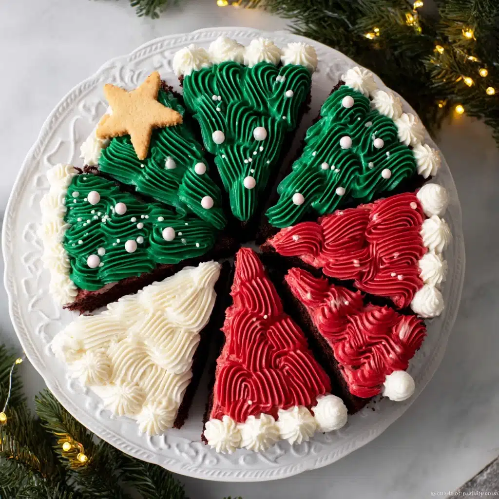 Frosted Christmas Brownies Recipe - Recipe Image