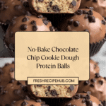 Chocolate Chip Cookie Dough Protein Balls! Recipe
