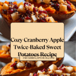 Cranberry Apple Twice-Baked Sweet Potatoes Recipe
