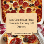 Cauliflower Pizza Casserole Recipe