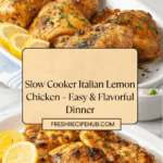 Slow Cooker Italian Lemon Chicken Recipe