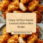 Air Fryer Ranch-Crusted Chicken Bites Recipe