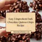 3-Ingredient Dark Chocolate Quinoa Crisps Recipe