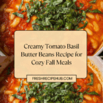 Tomato Basil Butter Beans Recipe