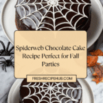 Spiderweb Chocolate Cake Recipe