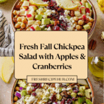 Fall Chickpea Salad Recipe