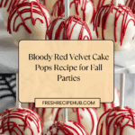 Bloody Red Velvet Cake Pops Recipe