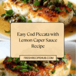 The Best Cod Piccata (Really Easy Cod Recipe!) Recipe