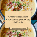 Creamy Cheesy Ham Chowder Recipe