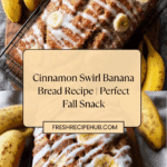 Cinnamon Swirl Banana Bread Recipe