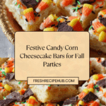 Candy Corn Cheesecake Bars Recipe