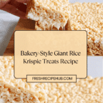 Bakery Style Giant Rice Krispie Treats Recipe
