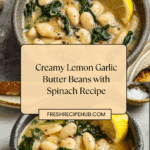 Creamy Lemon Garlic Butter Beans Recipe