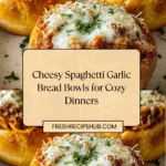 Spaghetti Garlic Bread Bowls Recipe