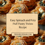 Spinach and Feta Puff Pastry Twists Recipe