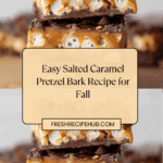 Salted caramel pretzel bark Recipe