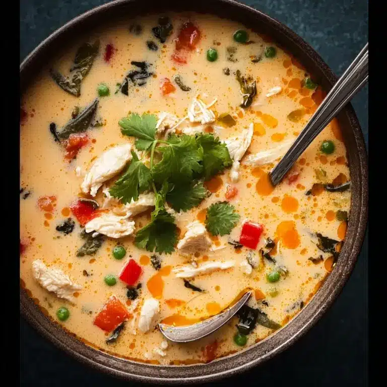 Creamy Chicken Poblano Soup Recipe