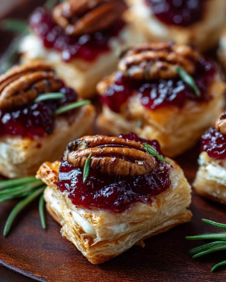 Baked Cranberry Brie Bites Recipe