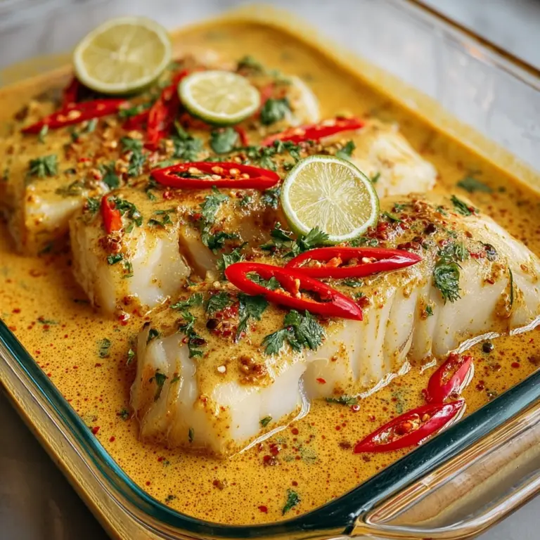 Coconut Curry Baked Cod Recipe