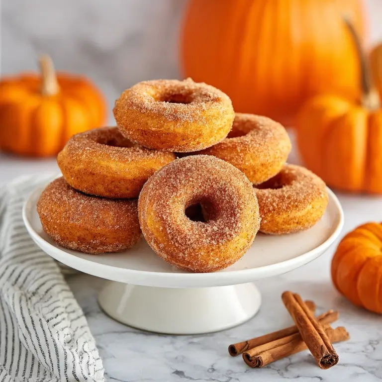 Easy Baked Pumpkin Donuts Recipe