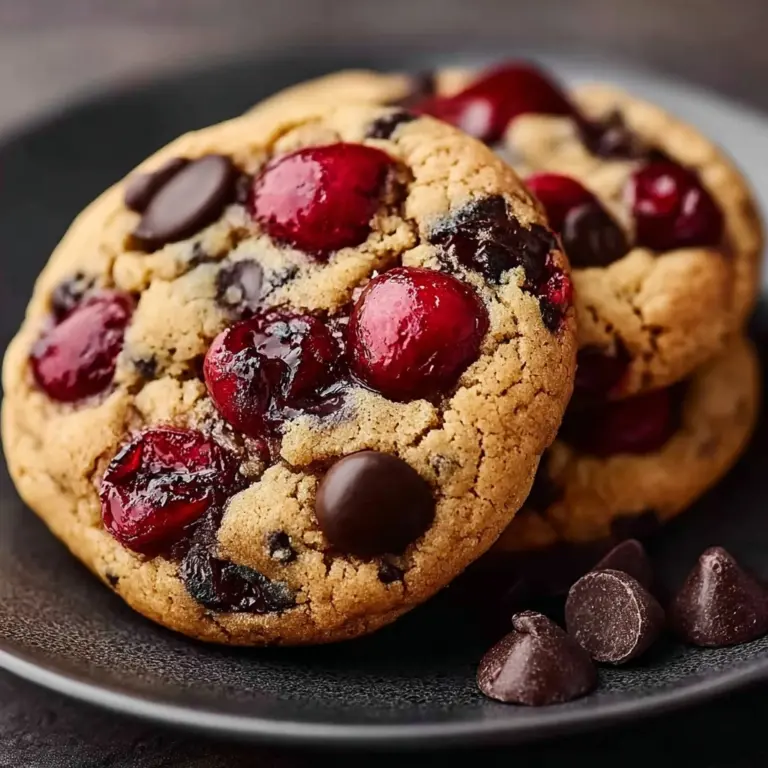 Maraschino Cherry Chocolate Chip Cookies Recipe