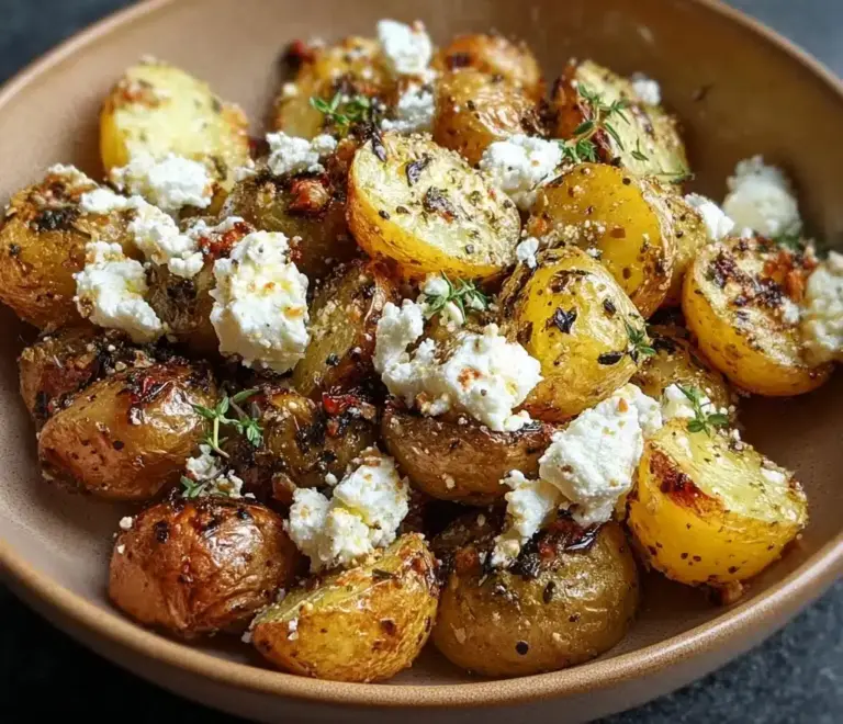 Healthy Baked Feta Potatoes Recipe