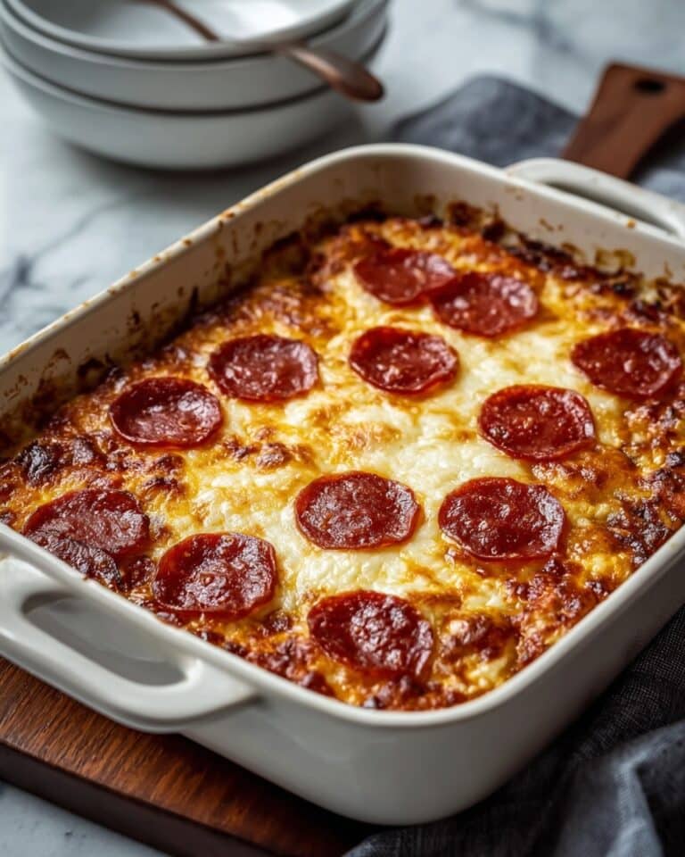 Pizza Style Cottage Cheese Bake Recipe